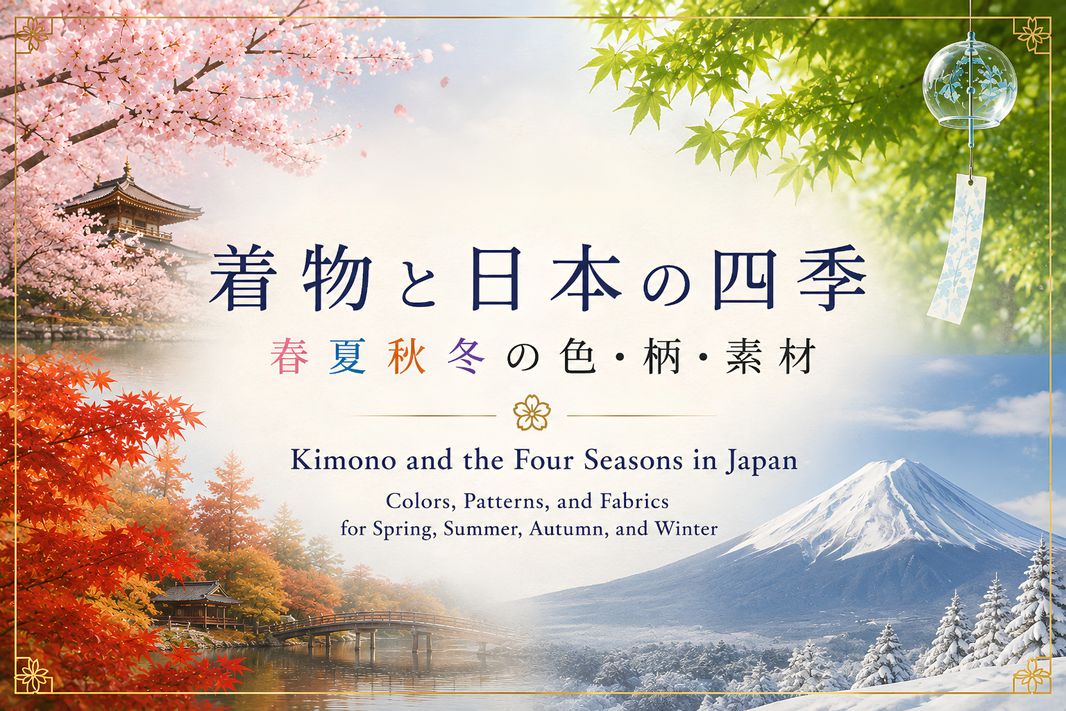 着物と日本の四季｜春夏秋冬の色・柄・素材