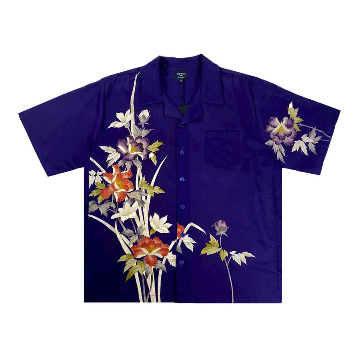 着物アロハシャツ メンズ 3XL AHKH-3XL27