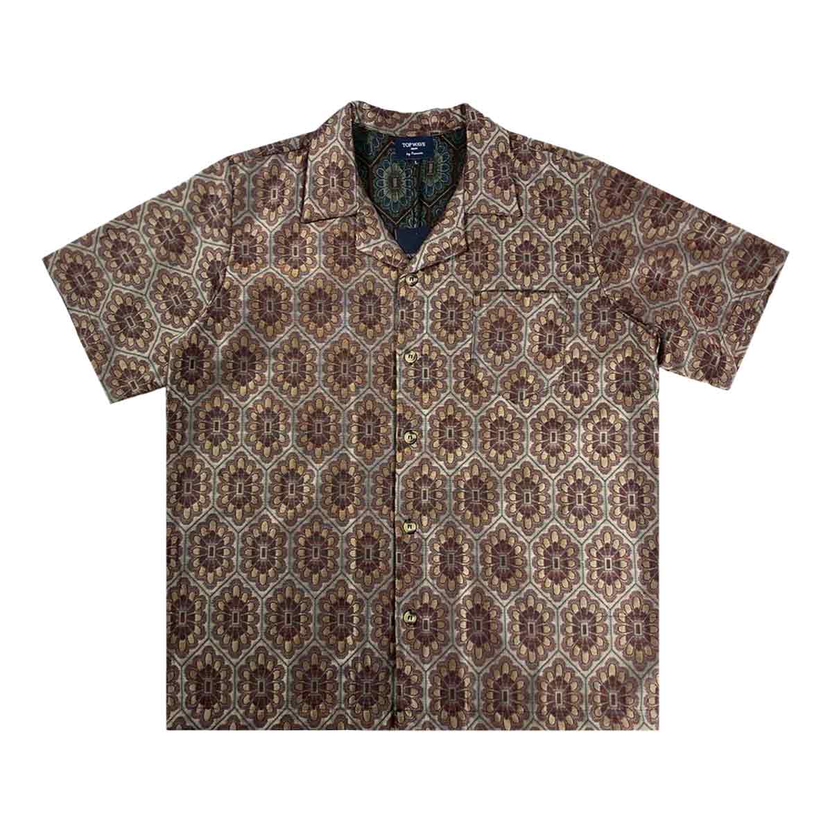 着物アロハシャツ メンズ L AHKH-L16-1