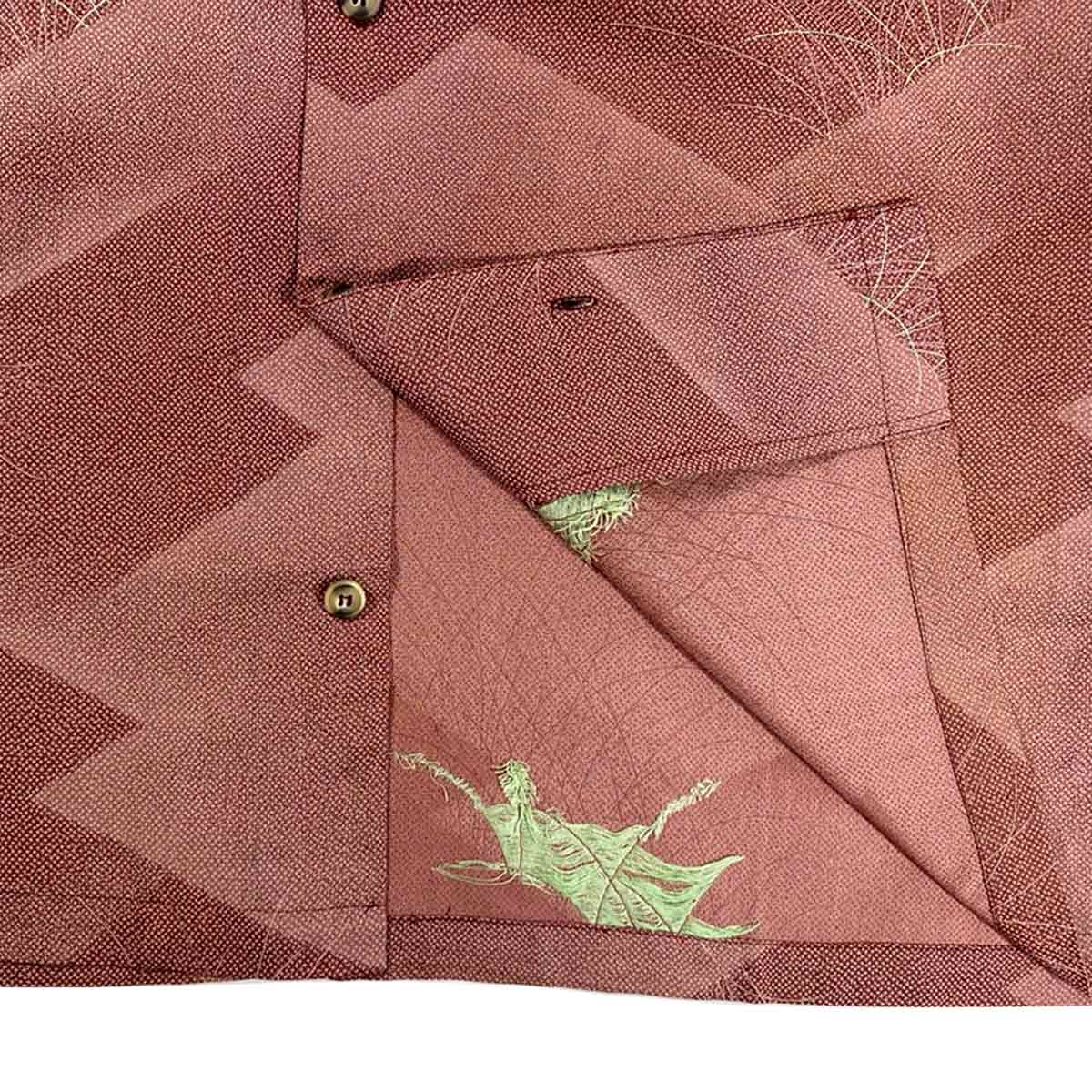 着物アロハシャツ メンズ L AHKH-L182-3