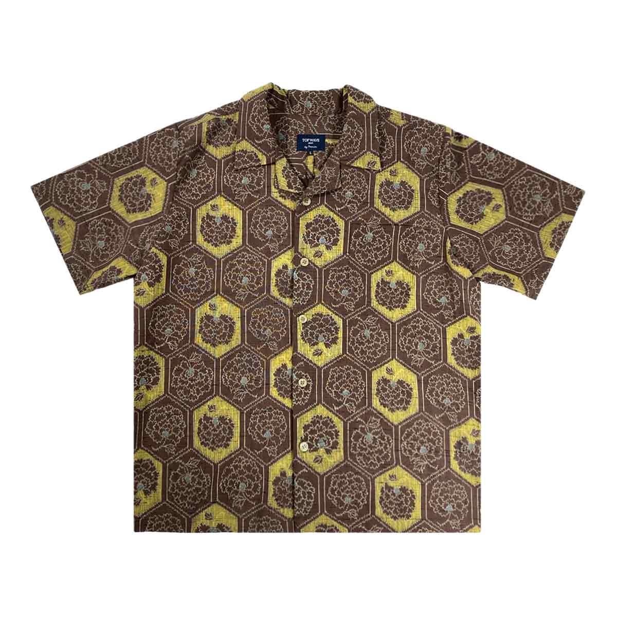 着物アロハシャツ メンズ L AHKH-L195-1