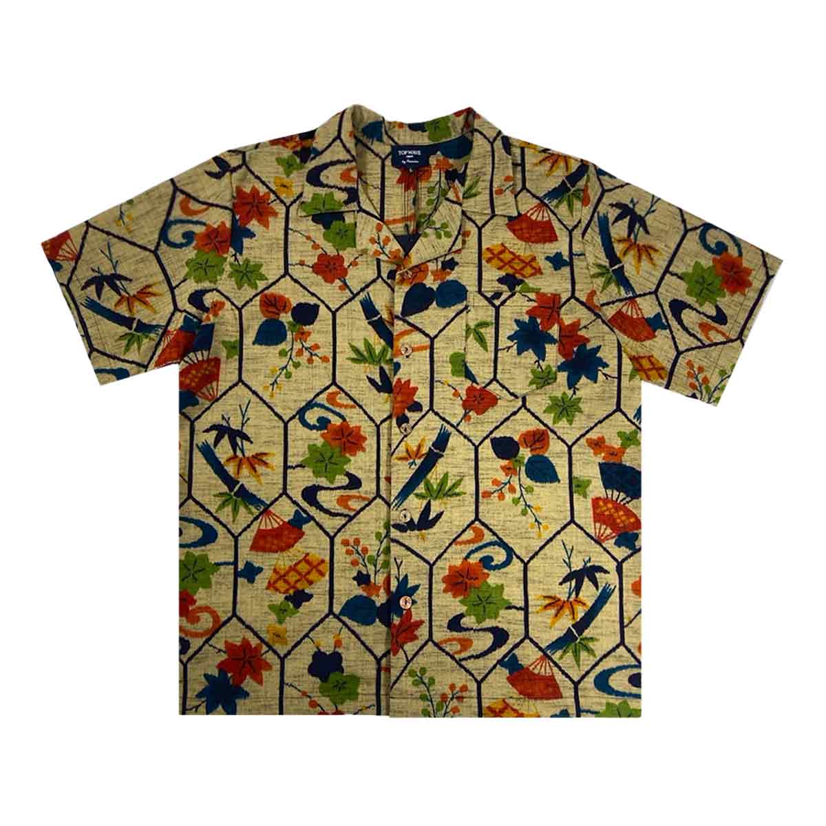 着物アロハシャツ メンズ L AHKH-L23-1