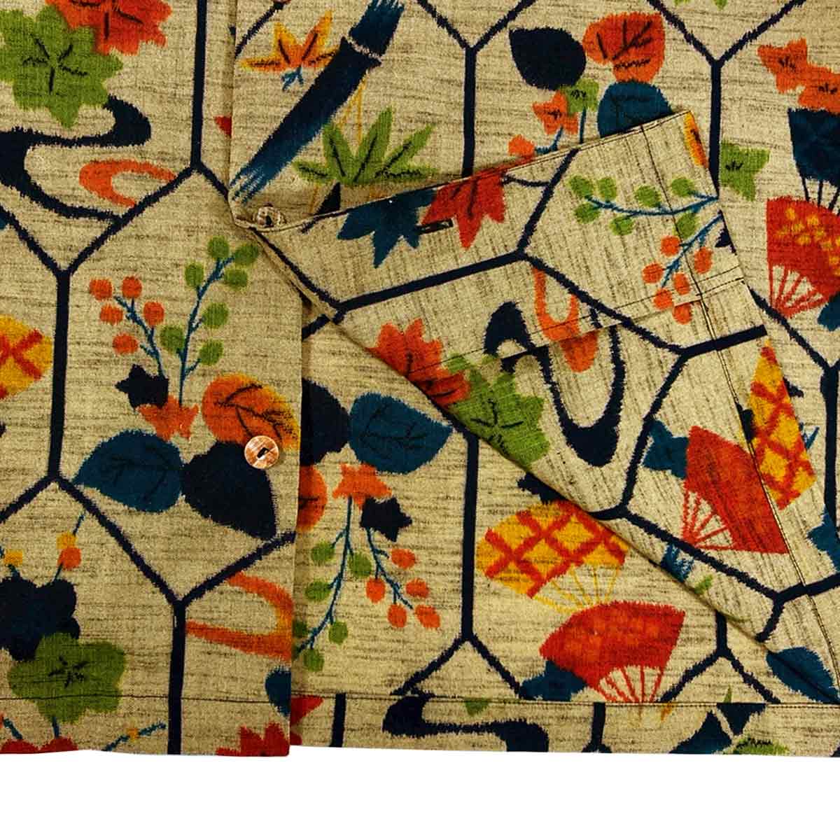 着物アロハシャツ メンズ L AHKH-L23-3