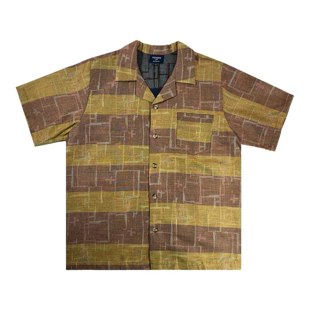 着物アロハシャツ メンズ L AHKH-L37-1