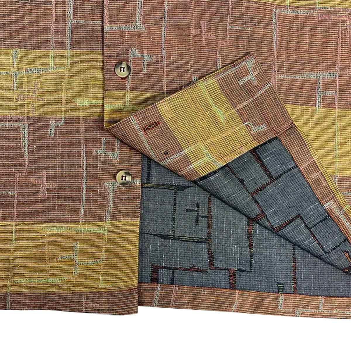 着物アロハシャツ メンズ L AHKH-L37-3