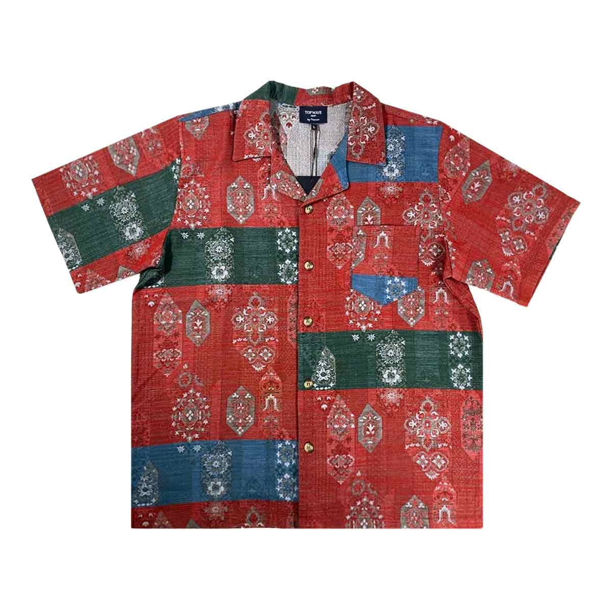 着物アロハシャツ メンズ L AHKH-L48-1