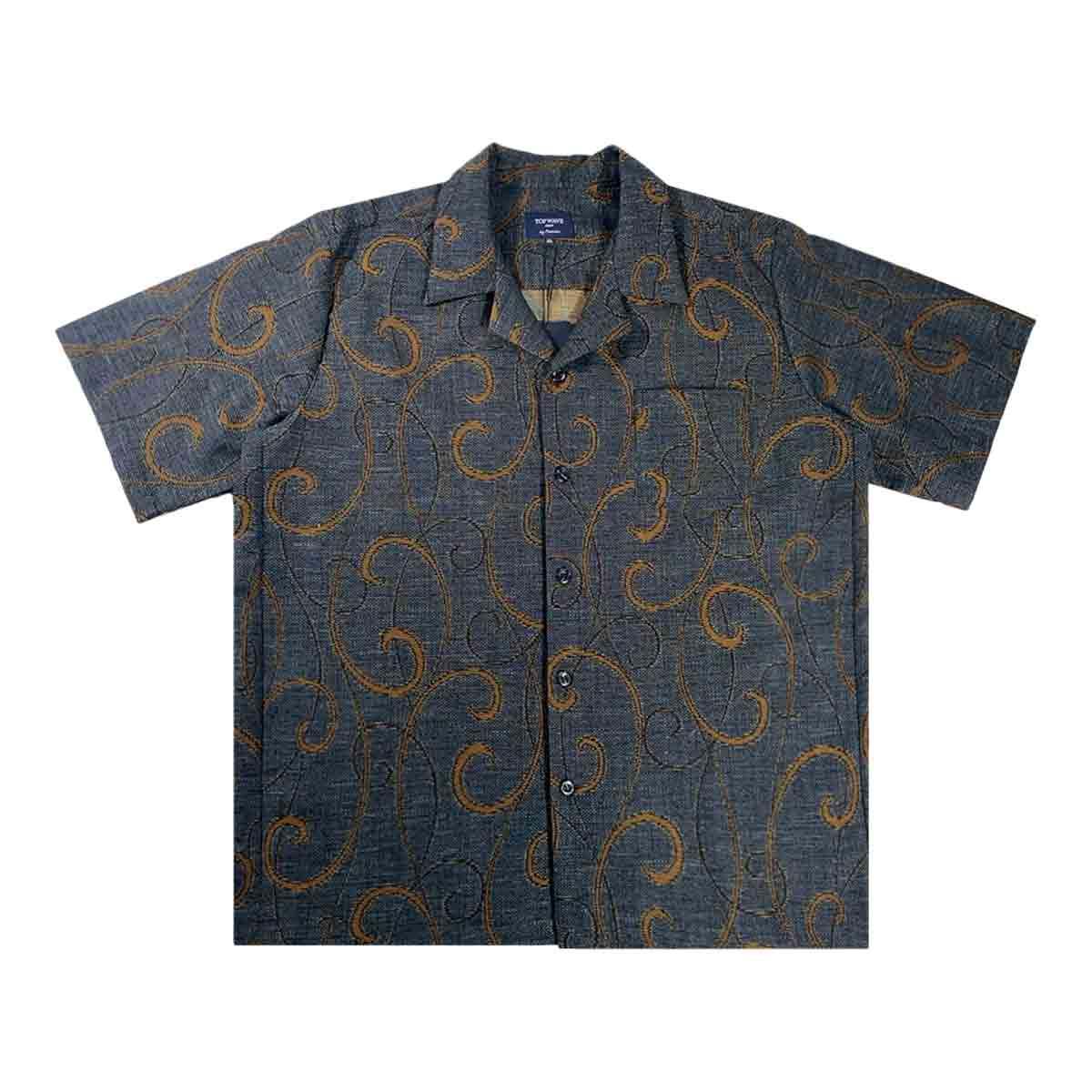 着物アロハシャツ メンズ XL AHKH-XL128