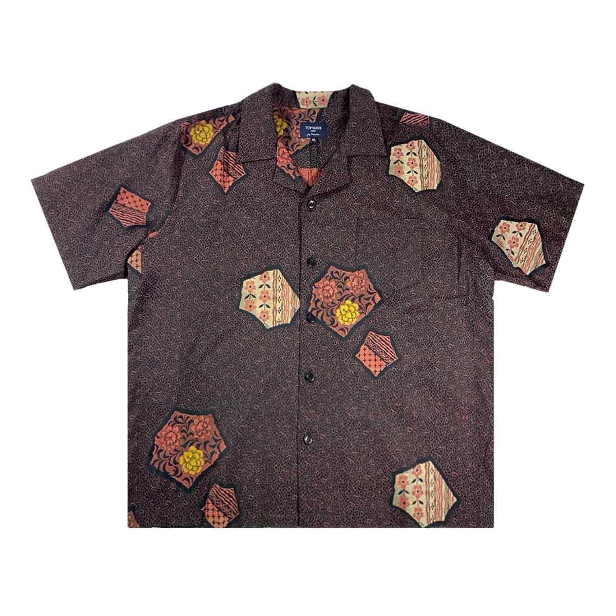 着物アロハシャツ メンズ XL AHKH-XL153