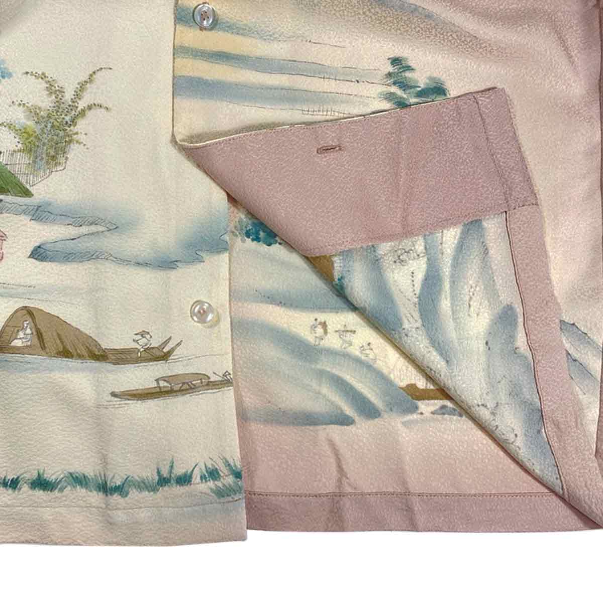 着物アロハシャツ メンズ XL AHKH-XL184-3