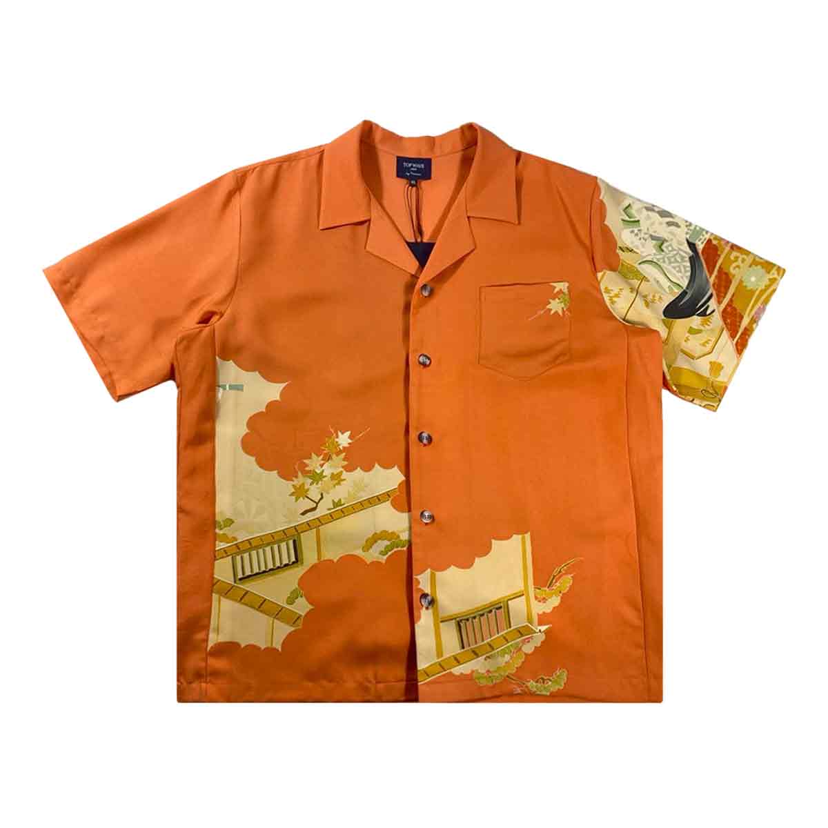 着物アロハシャツ メンズ XL AHKH-XL28-1