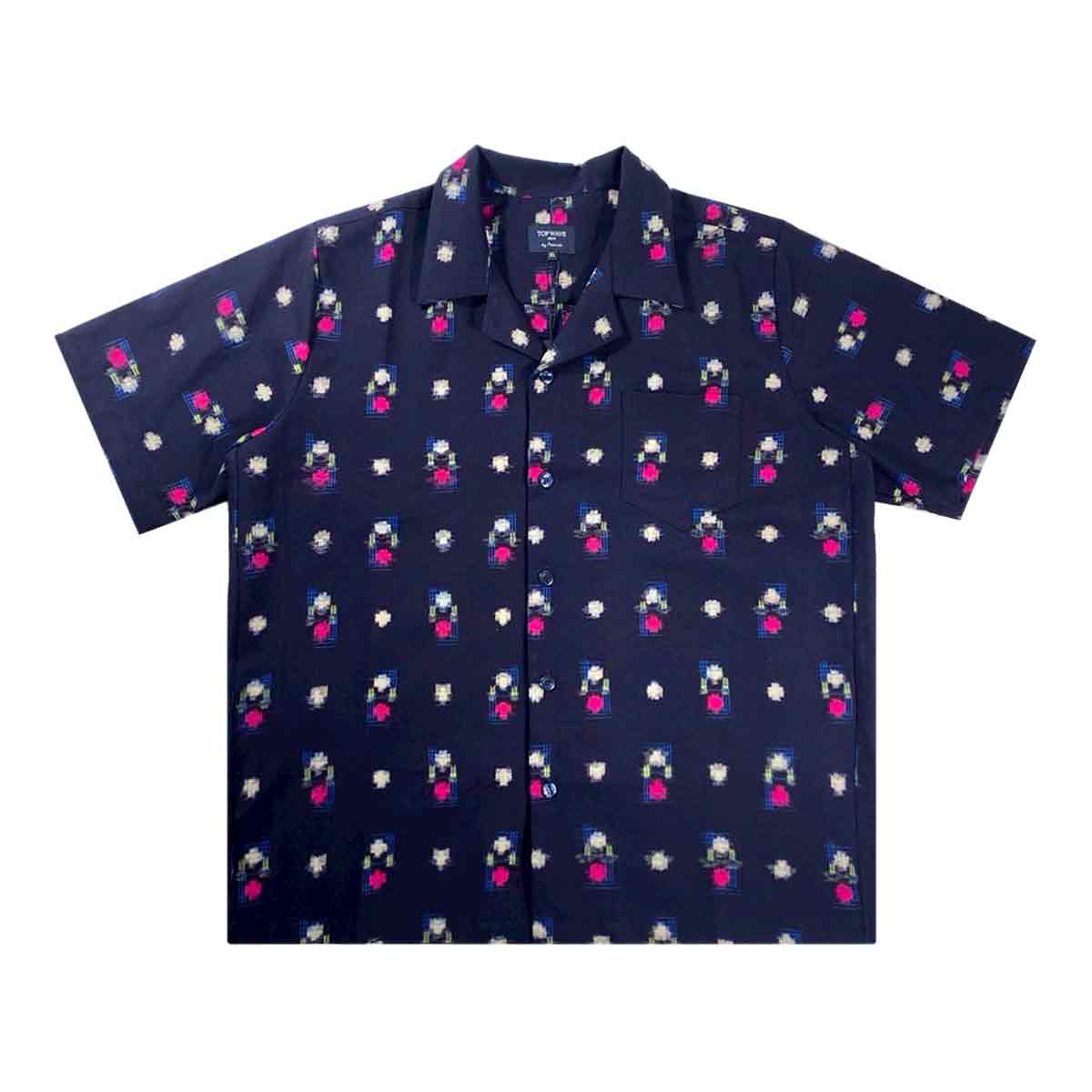 着物アロハシャツ メンズ XL AHKH-XL54