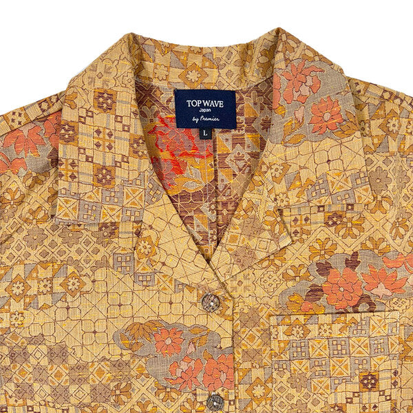 着物アロハシャツ レディース L AHKHF-L02-zoom-