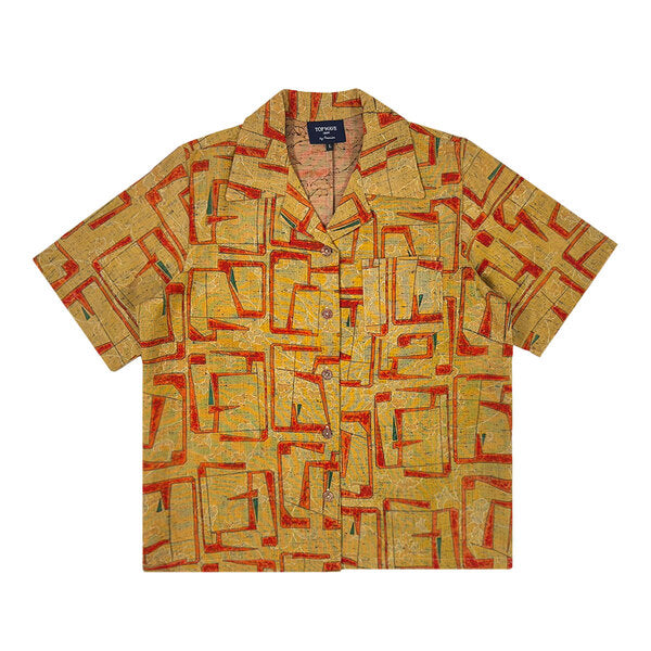 着物アロハシャツ レディース L AHKHF-L03-zoom-1