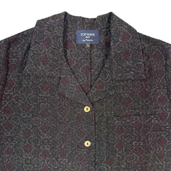 着物アロハシャツ レディース L AHKHF-L06-zoom-