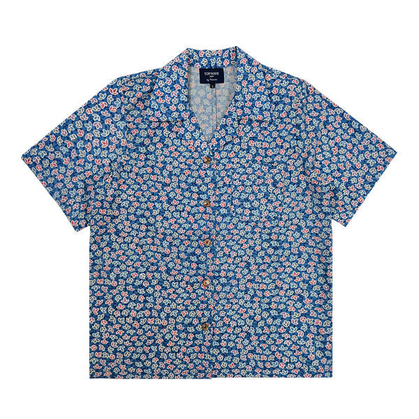 着物アロハシャツ レディース L AHKHF-L08-1