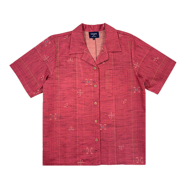 着物アロハシャツ レディース L AHKHF-L13-1