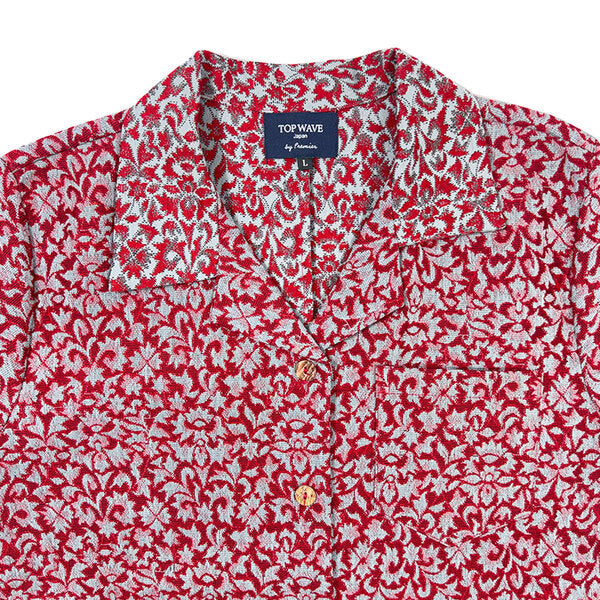 着物アロハシャツ レディース L AHKHF-L15-zoom-3