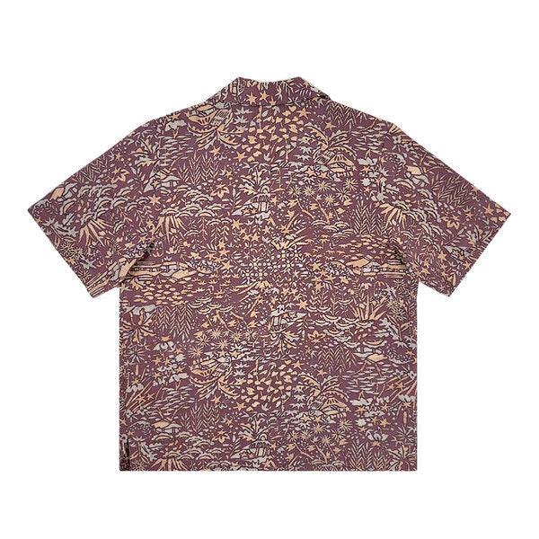 着物アロハシャツ レディース L AHKHF-L17-2