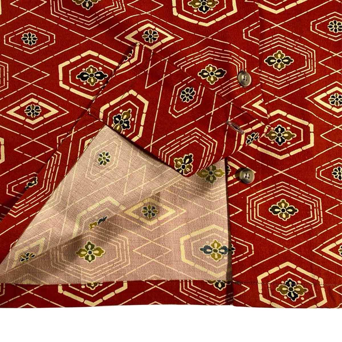 着物アロハシャツ レディース L AHKHF-L27-zoom-3