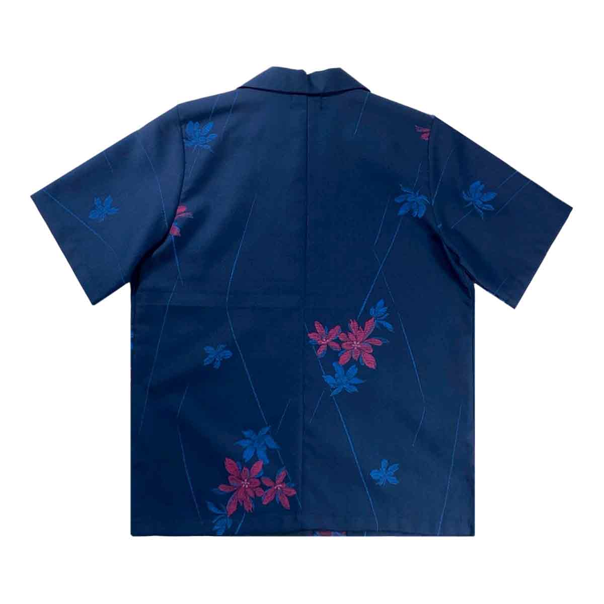 着物アロハシャツ レディース L AHKHF-L30-2