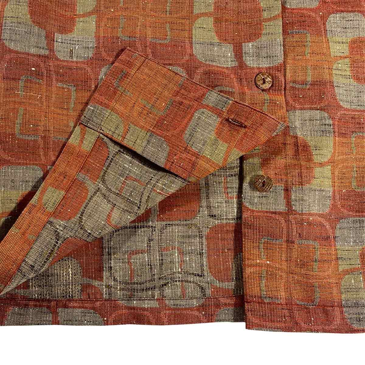 着物アロハシャツ レディース L AHKHF-L31-3