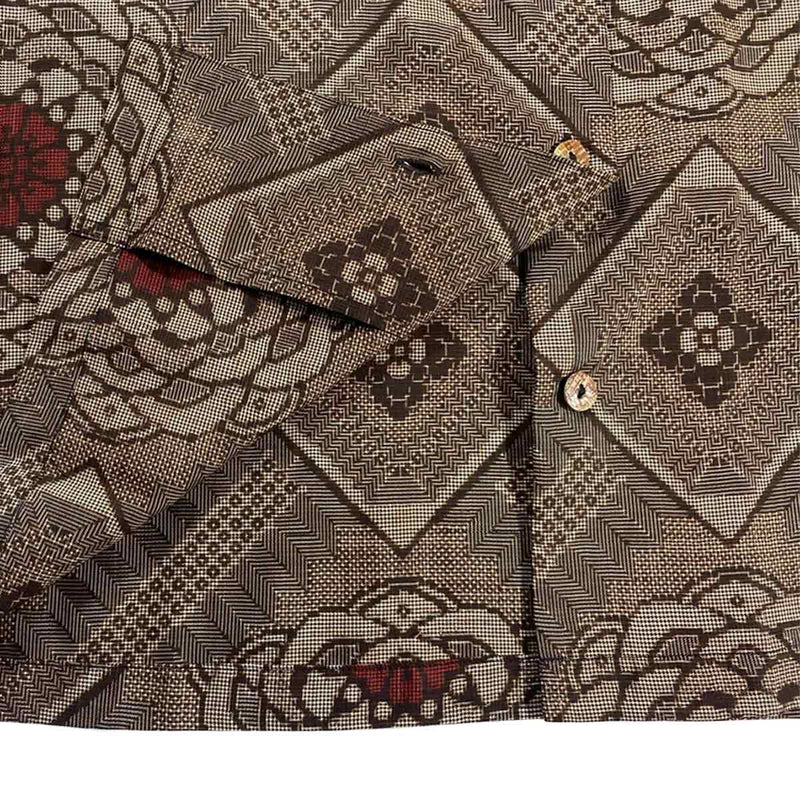 着物アロハシャツ レディース L AHKHF-L43-zoom-