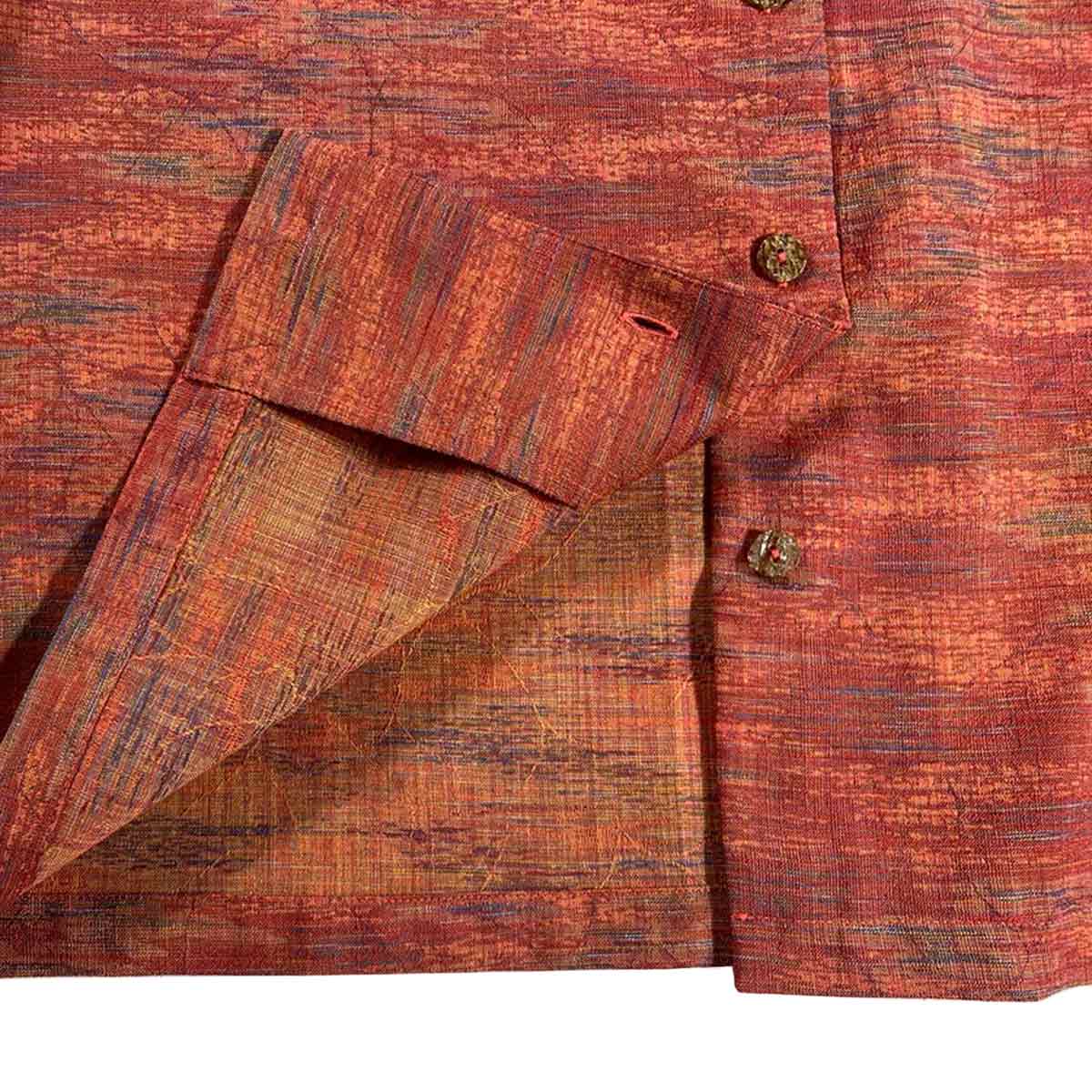 着物アロハシャツ レディース L AHKHF-L44-3