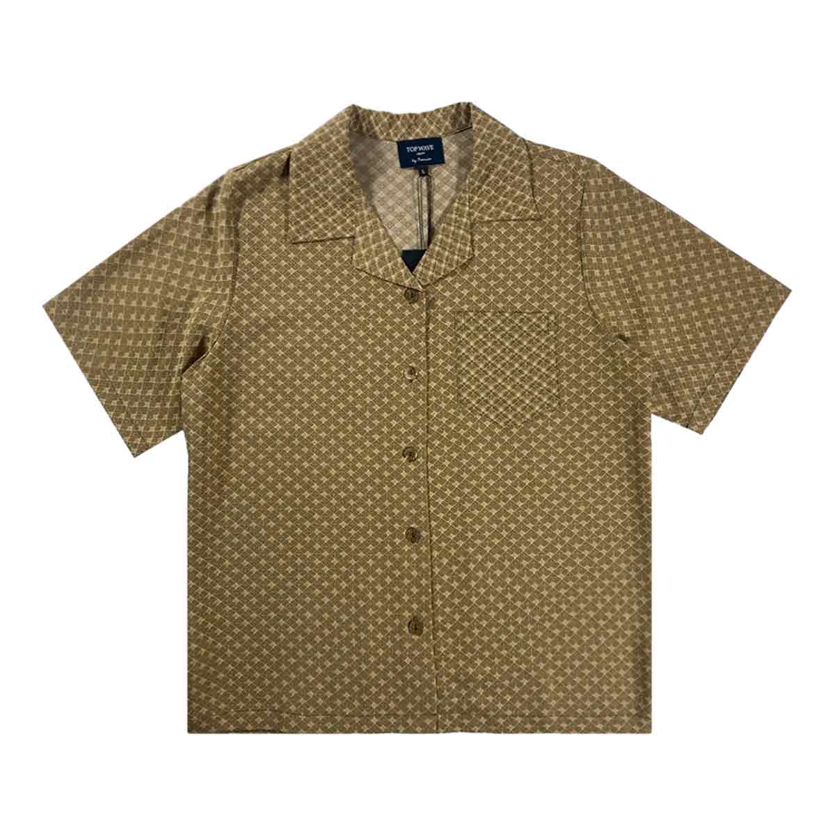 着物アロハシャツ レディース L AHKHF-L46