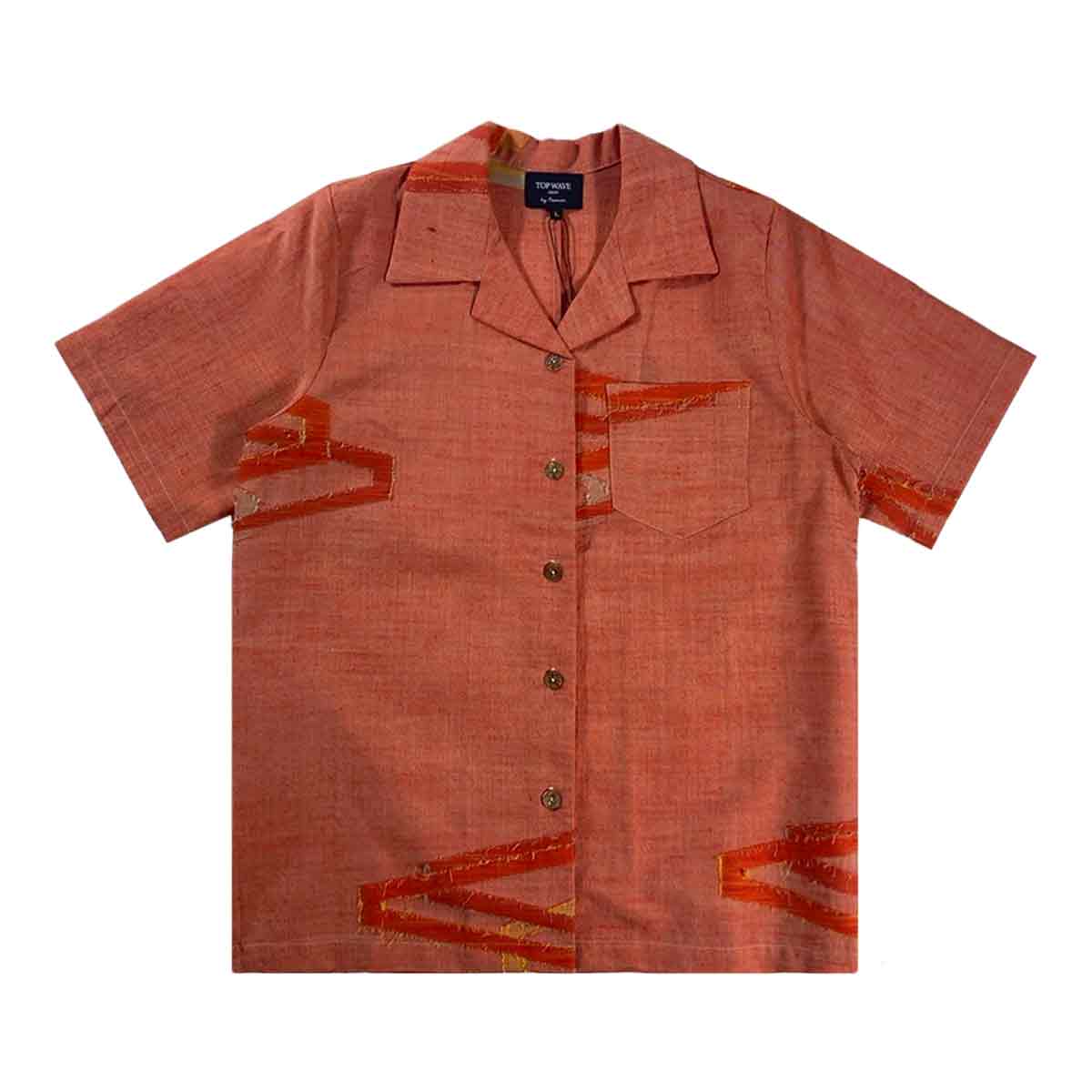 着物アロハシャツ レディース L AHKHF-L60-1