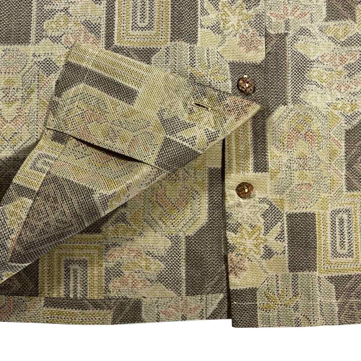 着物アロハシャツ レディース L AHKHF-L61-zoom-3