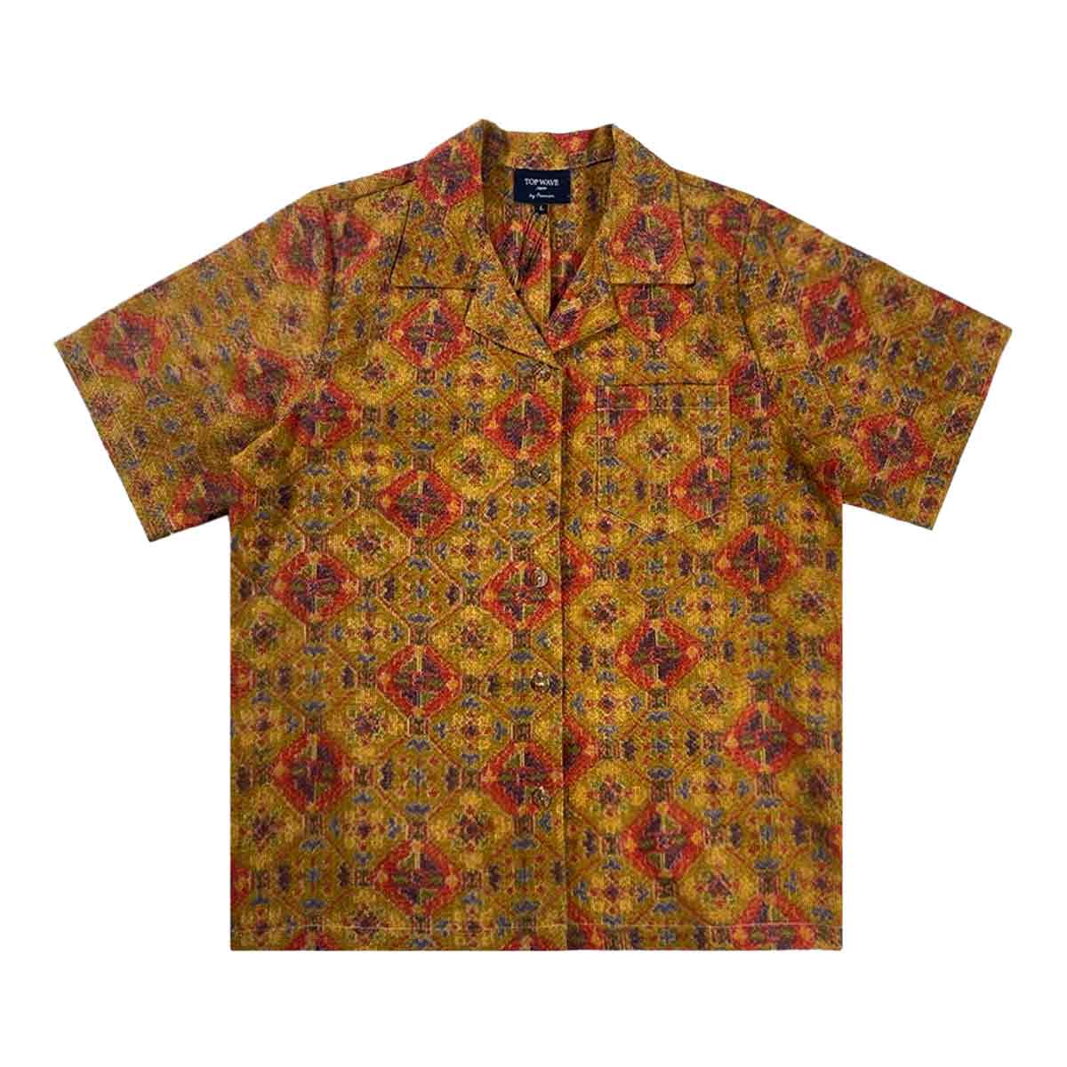 着物アロハシャツ レディース L AHKHF-L65-1