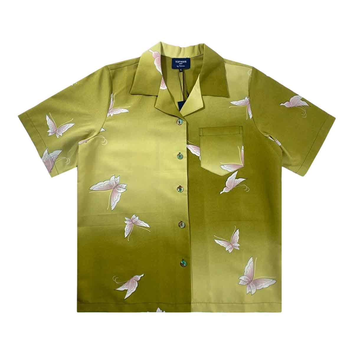 着物アロハシャツ レディース L AHKHF-L71-1