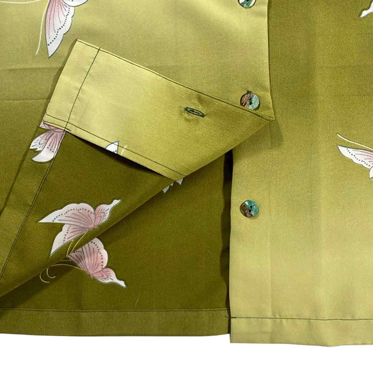 着物アロハシャツ レディース L AHKHF-L71-zoom-3