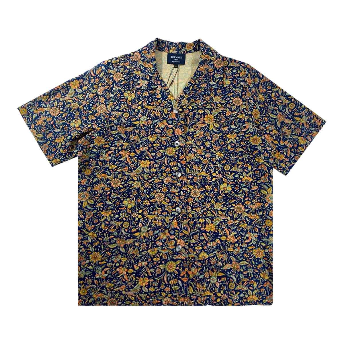 着物アロハシャツ レディース L AHKHF-L73-1