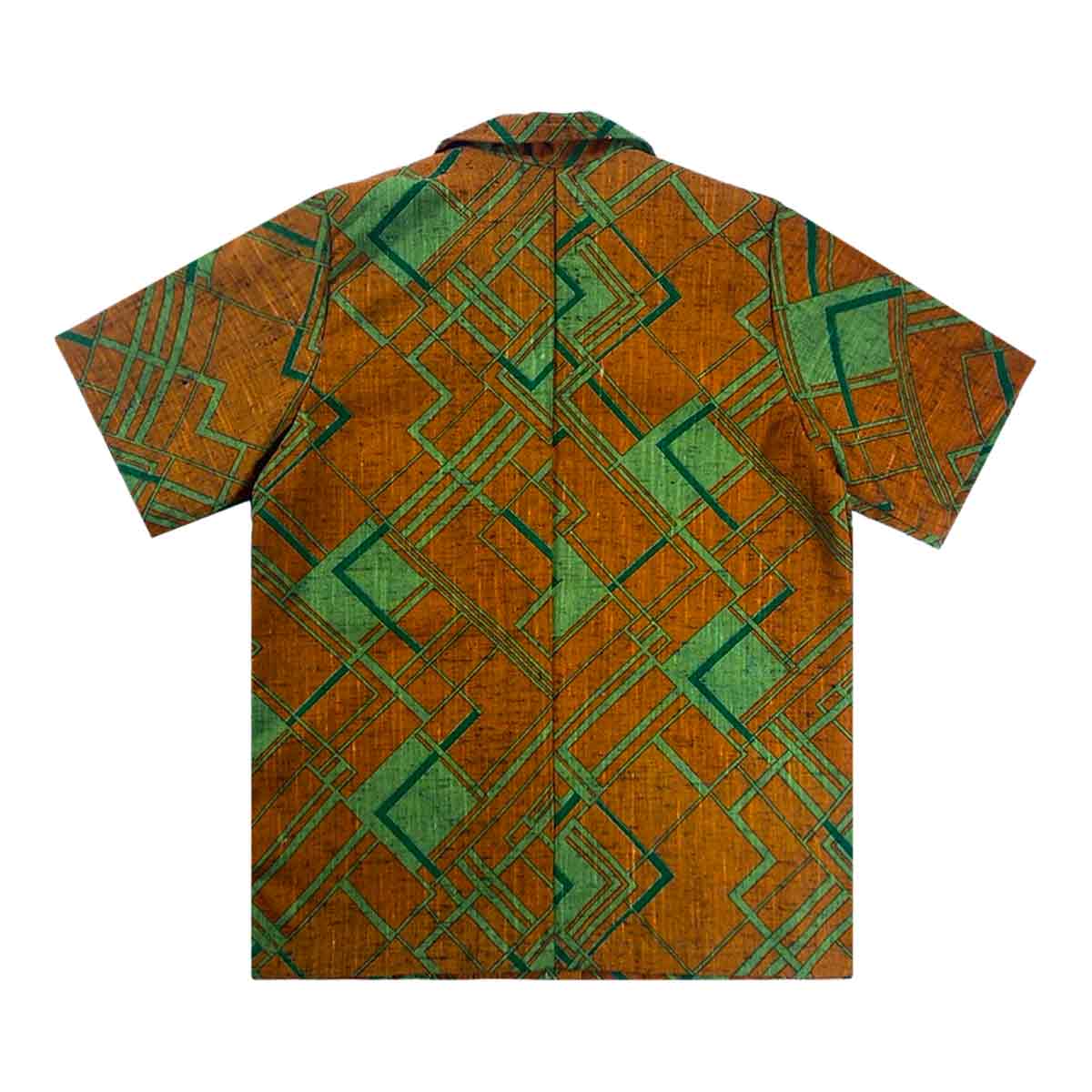 着物アロハシャツ レディース L AHKHF-L84-2