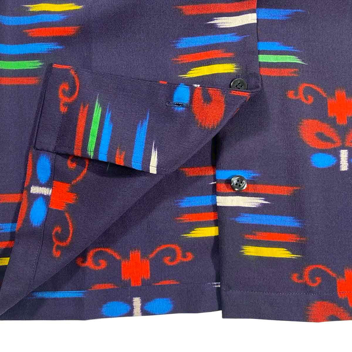 着物アロハシャツ レディース L AHKHF-L98-3