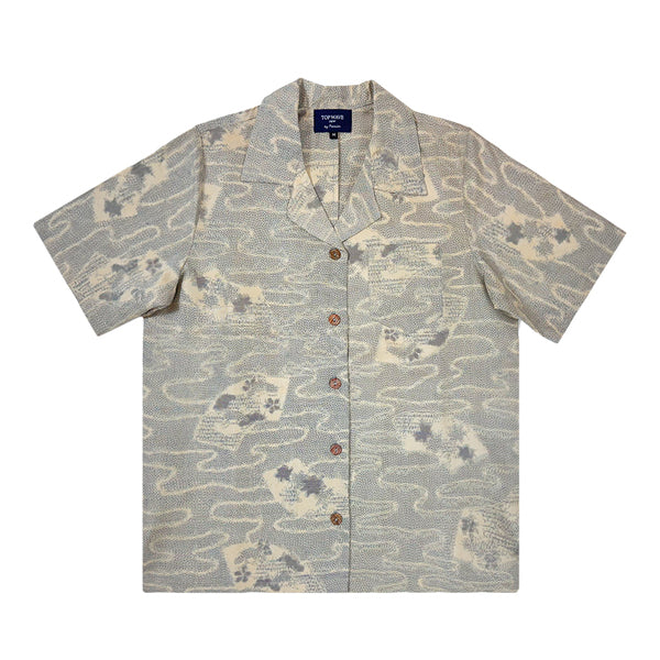 着物アロハシャツ レディース M AHKHF-M01-zoom-