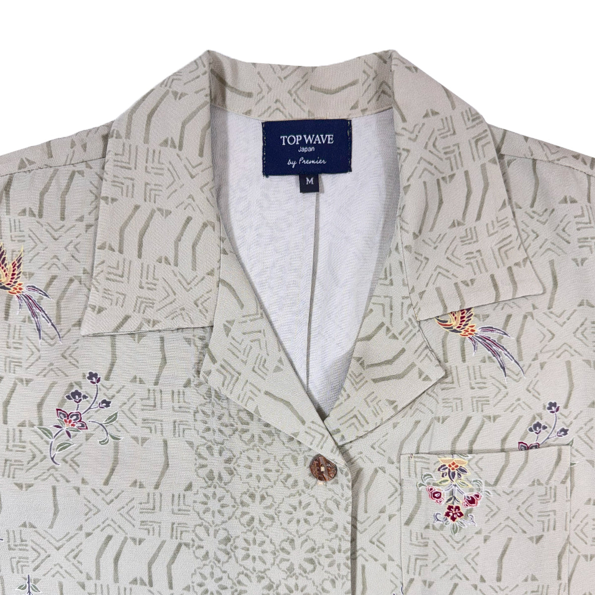 着物アロハシャツ レディース M AHKHF-M02-3