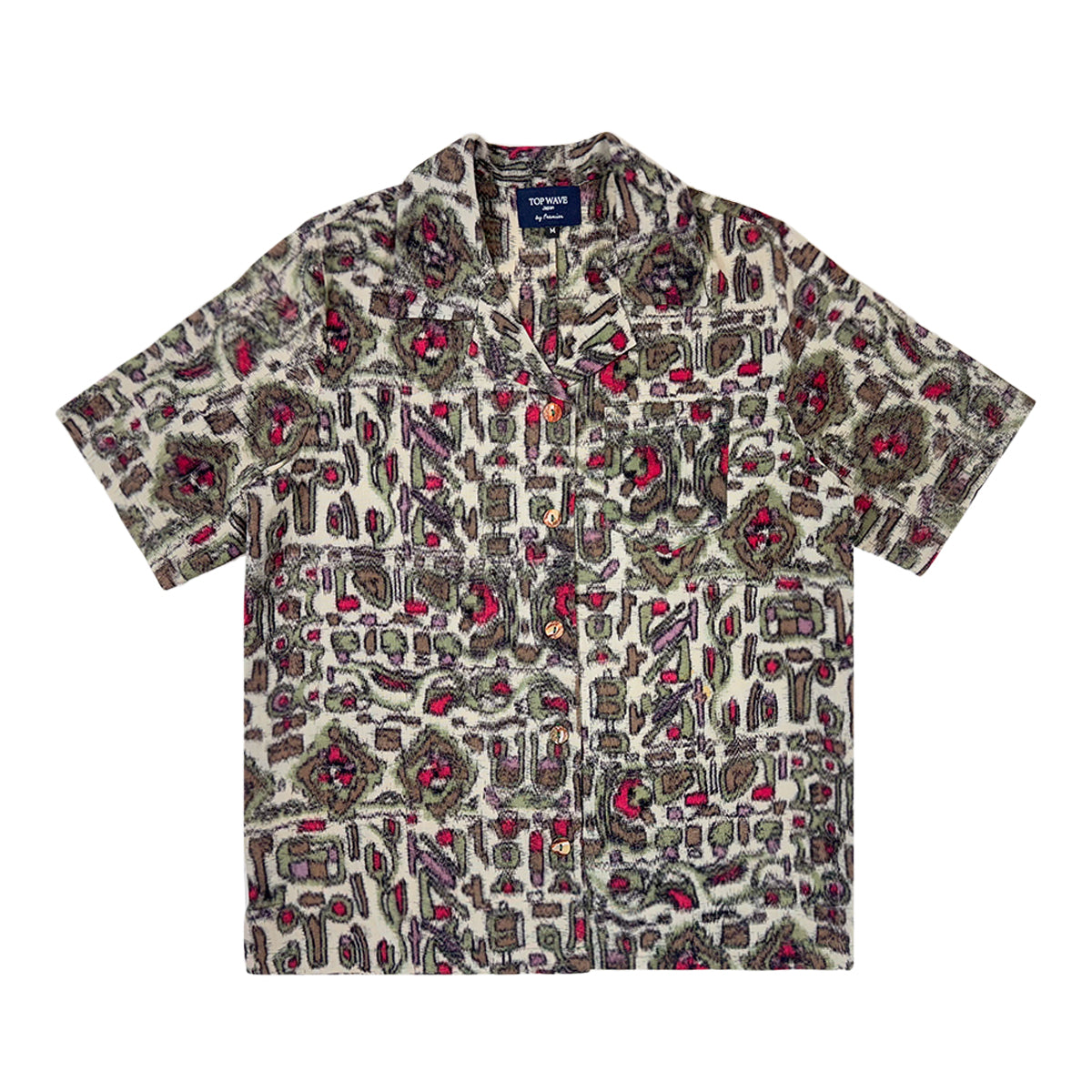 着物アロハシャツ レディース M AHKHF-M04-1