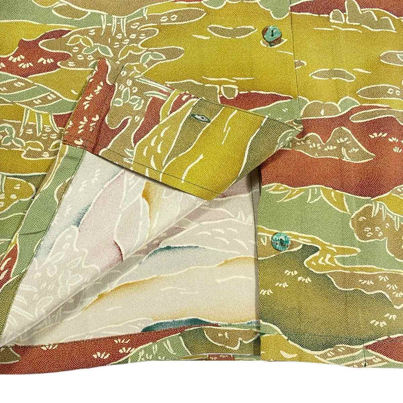 着物アロハシャツ レディース M AHKHF-M108-zoom-