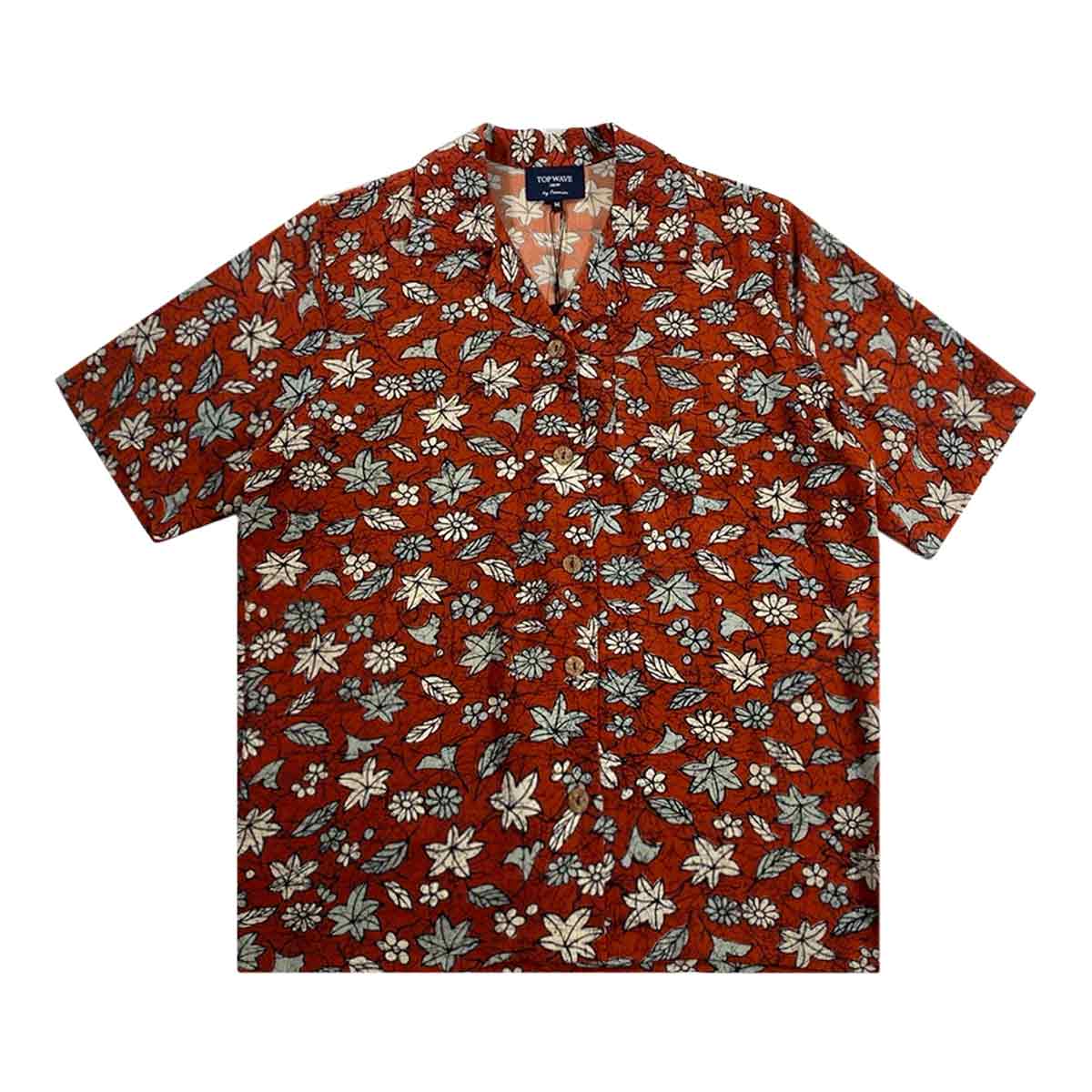 着物アロハシャツ レディース M AHKHF-M110-1