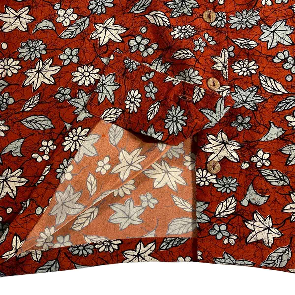 着物アロハシャツ レディース M AHKHF-M110-3