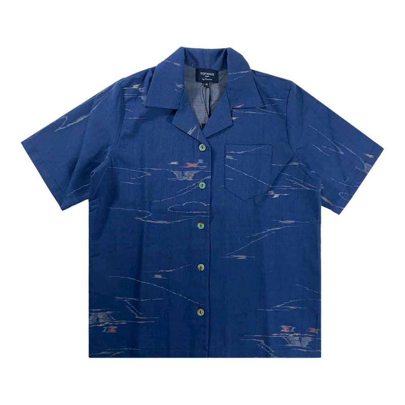 着物アロハシャツ レディース M AHKHF-M143-zoom-