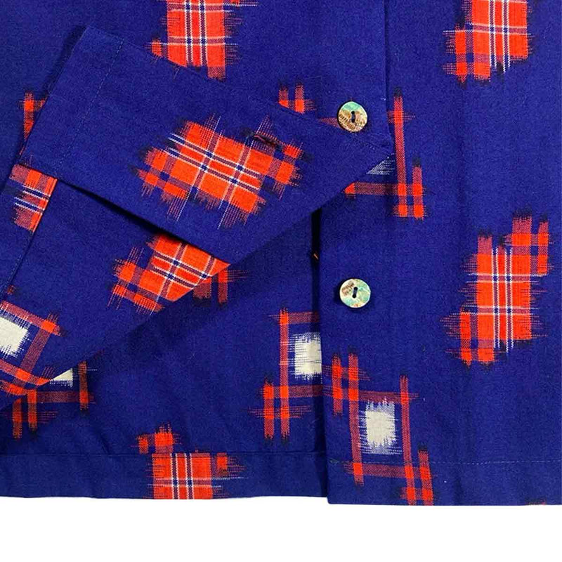 着物アロハシャツ レディース M AHKHF-M144-zoom-