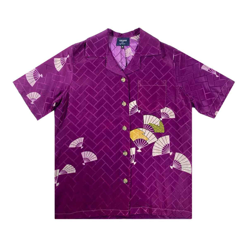 着物アロハシャツ レディース M AHKHF-M150-zoom-