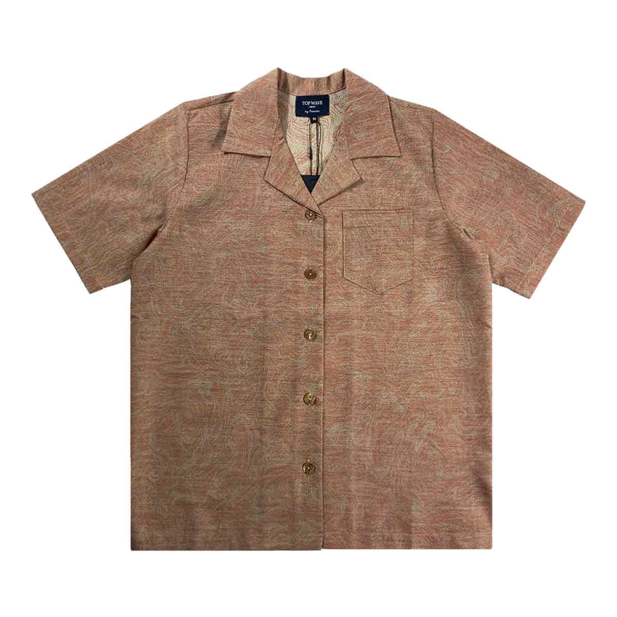 着物アロハシャツ レディース M AHKHF-M33