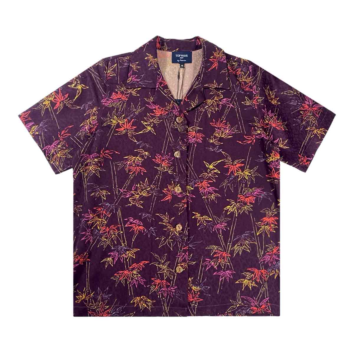 着物アロハシャツ レディース M AHKHF-M48