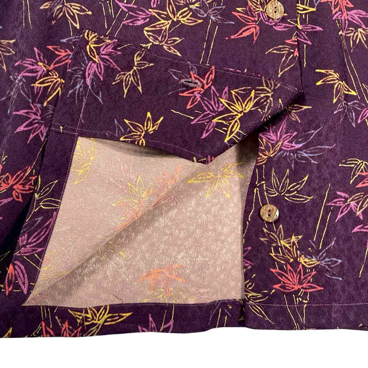 着物アロハシャツ レディース M AHKHF-M48-3