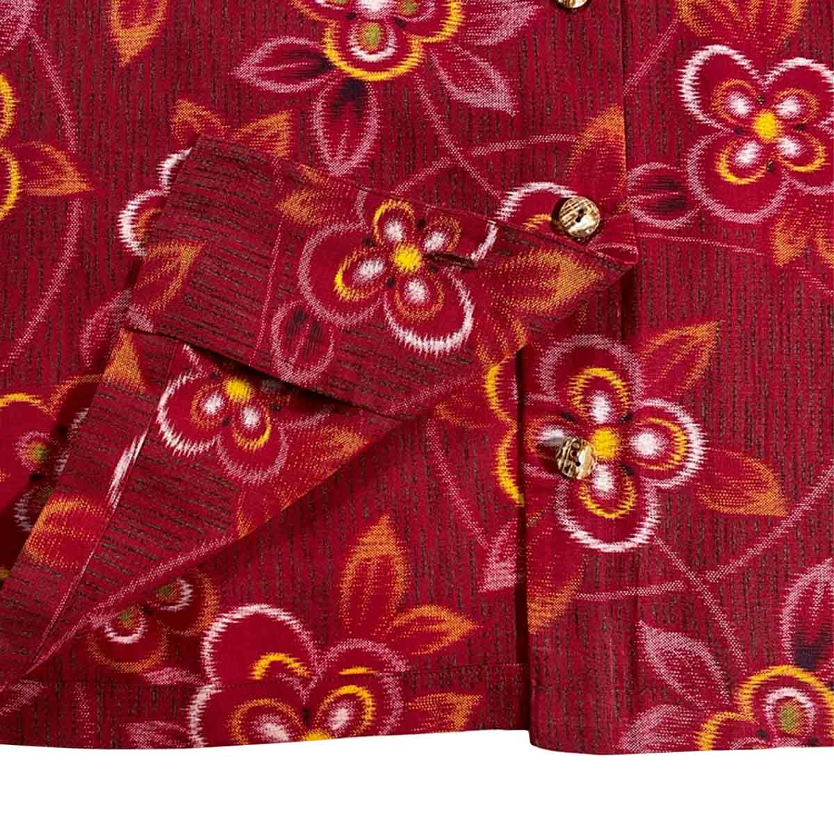 着物アロハシャツ レディース M AHKHF-M67-3