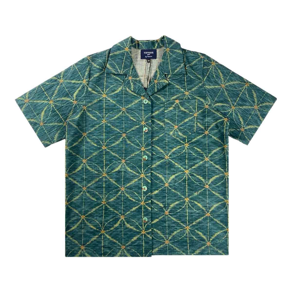 着物アロハシャツ レディース M AHKHF-M68-1